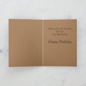 バイソ威厳のあるン – 力と自由の象徴 サンキューカード (内部)