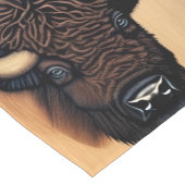 バイソ威厳のあるン – 力と自由の象徴 ショートテーブルランナー (コーナー)