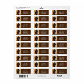 バイソ威厳のあるン – 力と自由の象徴 ラベル (フルシート)