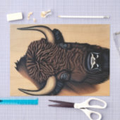 バイソ威厳のあるン – 力と自由の象徴 薄葉紙 (クラフト)