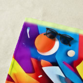 バイタリティアートの渦 ビーチタオル (インサイチュ)