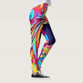 バイタリティアートの渦 レギンス (右)