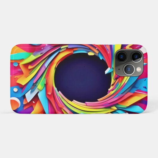 バイタリティアートの渦 Case-Mate iPhoneケース (裏面(横))