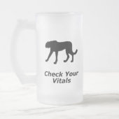 バイタルのチェック フロストグラスビールジョッキ (左)