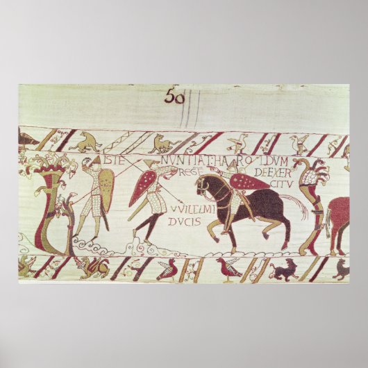 バイタルはハロルド王に知らせる ポスター (正面)