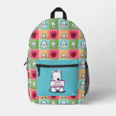 バイタルシンボルや象徴ウェスティキニアートプリントバックパック プリントバックパック (正面)