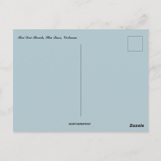 バイダイビーチフーコックベトナム ポストカード (裏面)