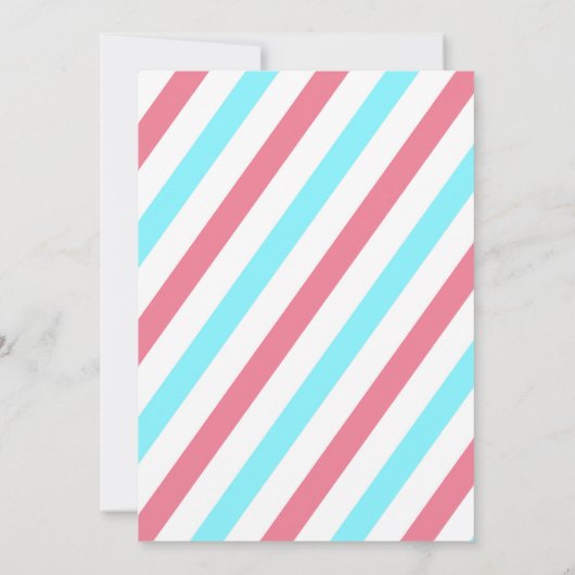 バイツまたはボーズジェンダーの表示パーティの招待状 招待状 (裏面)