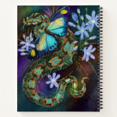 バイティスナシコリスバタフライバイパー ノートブック (裏面)