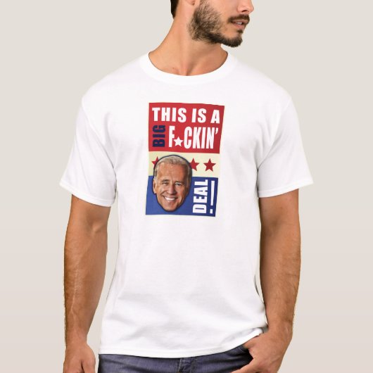 バイデンの大仕事 Tシャツ (正面)