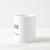 バイデンの定義 コーヒーマグカップ (中央)