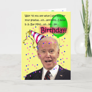 バイデンの誕生日カード カード