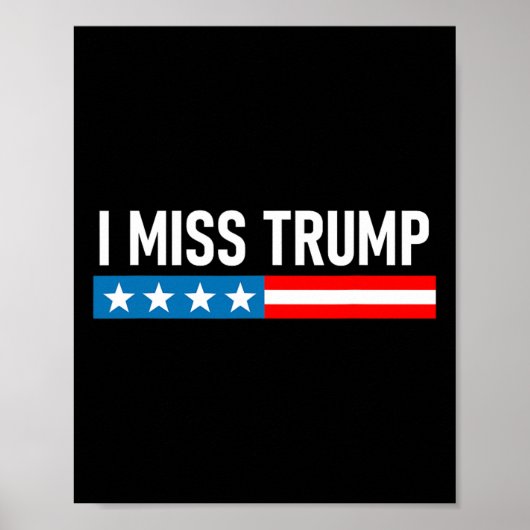 バイデンはこれ以上退屈になるのだろうか。トランプが恋しい ポスター (正面)