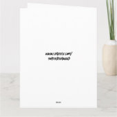 バイデンよりクリスマスカードを ブランドンに行こう! サンキューカード (裏面)