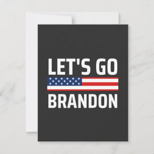 バイデンよりブランドン!ジョー・バイデンをやめろ、面白いブランドンより! サンキューカード