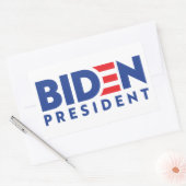 バイデン大統領 長方形シール (封筒)