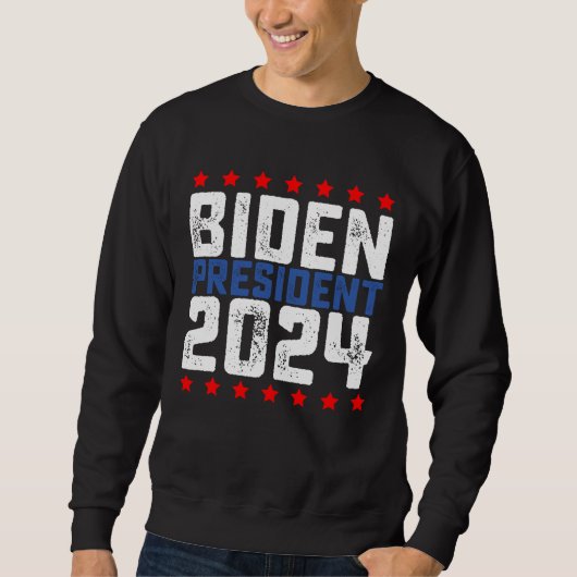 バイデン大統領 2024 米国大統領選挙 スウェットシャツ (正面)