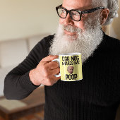 バイデン氏おもしろいクリスマスエッグNOGが私をウンチ コーヒーマグカップ