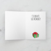 バイデン氏おもしろいクリスマス：今年の休暇は大したものだ カード (内部)