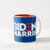 バイデン氏のカスタムを個人用に設定/Harris 2020 Add文字 ツートーンマグカップ (正面右)