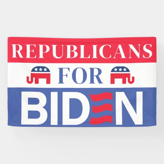バイデン氏の共和党員 |投票バイデン氏2024選挙 横断幕 (横)