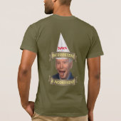 バイデン氏の無能で無能なTシャツ Tシャツ (裏面)