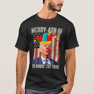 バイデン氏はメリー4番目の人を驚かせた…物事は面白い Tシャツ