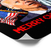 バイデン氏は4代目の愛国的なメリークリスマスを混乱させた ポスター (角)