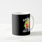 バイデン氏ぼうぜんとした非常に混乱した絞り染めアンチジョー入札 コーヒーマグカップ (正面右)