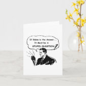 バイデン氏もしはアンサー漫画 カード (黄色い花)