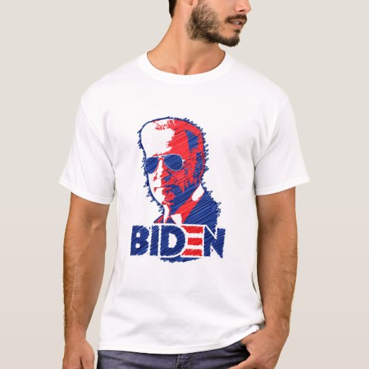 バイデン氏アヴィエーターサングラスジョーバイデン氏2020 Tシャツ (正面)