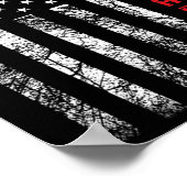 バイデン氏カマラハリスヴィンテージアメリカ国旗 – バイデン氏・ハーリ ポスター (角)