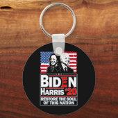 バイデン氏カマラハリス2020男性へ女性レディース キーホルダー (正面)