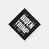 バイデン氏トランプ2024年おもしろい選出vp大統領のVP スタンダードカクテルナプキン (角)