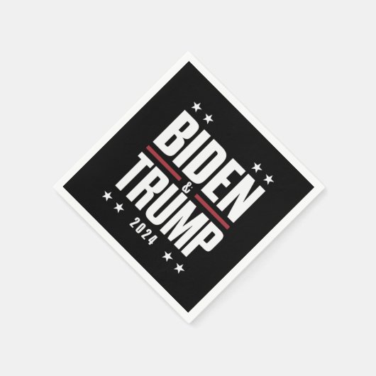 バイデン氏トランプ2024年おもしろい選出vp大統領のVP スタンダードカクテルナプキン (角)