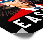 バイデン氏ハッピーイースターおもしろい7月4日 ポスター (角)