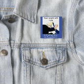 バイデン氏ハリスアンチトランプ論争の政治的ユーモア 缶バッジ (インサイチュ)