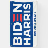 バイデン氏ハリスカスタムスの大統領選挙 横断幕 (縦)