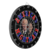 バイデン氏ハリスカートゥーンアメリカ悪夢 ダーツボード (正面左)