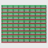 バイデン氏ハリスクリスマス ラッピングペーパー (フラット)