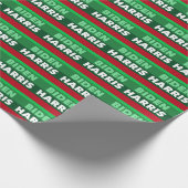 バイデン氏ハリスクリスマス ラッピングペーパー (角)