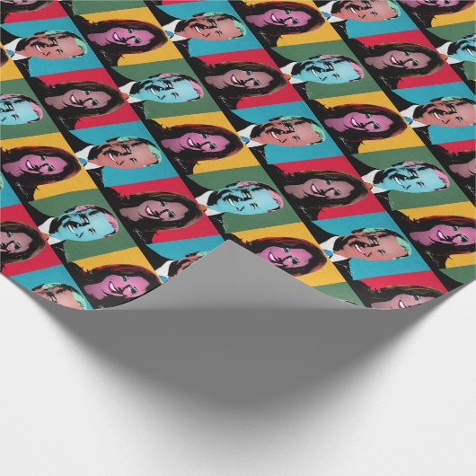 バイデン氏ハリスポップ・アートのアート ラッピングペーパー (角)