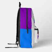 バイデン氏ハリスレインボーアメリカ国旗LGBTカスタム プリントバックパック (左)