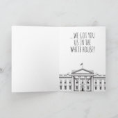 バイデン氏ハリス誕生日:ホワイトハウスの私たち カード (内部)