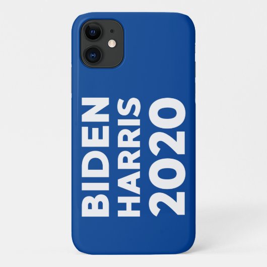 バイデン氏ハリス2020はっきりした文字オンブルー Case-Mate iPhoneケース (裏面)