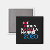 バイデン氏ハリス2020スローバック マグネット (正面/裏面)