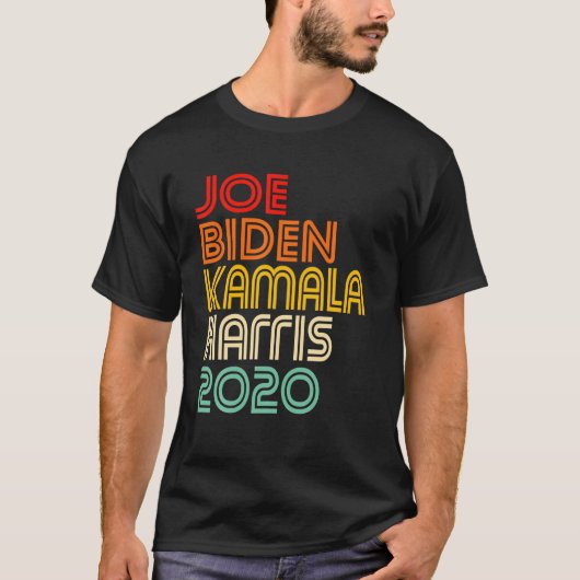バイデン氏ハリス2020副社長Joeバイデン氏Kamala Harris Vinta Tシャツ (正面)