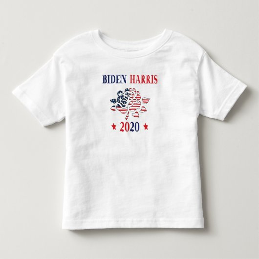 バイデン氏ハリス2020 トドラーTシャツ (正面)