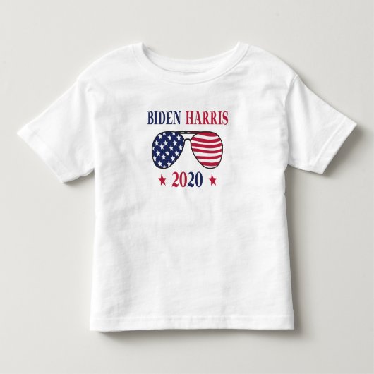 バイデン氏ハリス2020 トドラーTシャツ (正面)