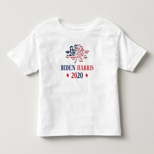 バイデン氏ハリス2020 トドラーTシャツ (正面)